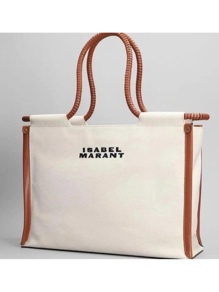 New Authentic New Authentic Isabel Marant Toledo Canvas Tote Bag New Authentic New Authentic Isabel Marant Toledo Canvas Tote Bag